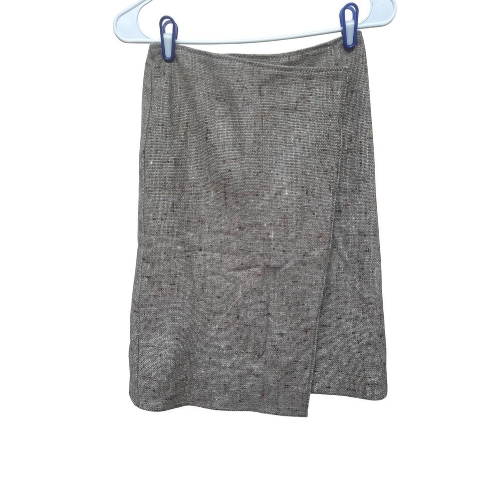 Classiques Entier Women's Brown Tweed skirt Career Business Casualโ